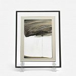 Песочные часы-картина «Аспро», 18x13 см, антистресс, песок чёрный