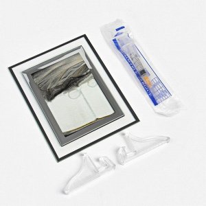 Песочные часы-картина «Аспро», 18*13 см, антистресс, песок чёрный
