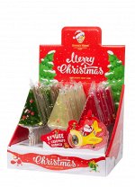 Карамель леденцовая в виде ёлочки Sweet Ness 30 гр Цена за 1 шт, XMAS серия- новогодний подарок в Новый год 2025