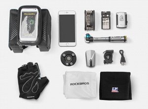 Велосипедная сумка с чехлом для телефона Rockbros 030-60BK