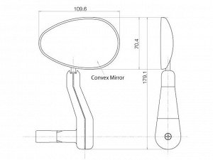 Велосипедное зеркало CATEYE BM-500G