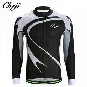 Велосипедная Джерси Cheji 999 .черный-белый