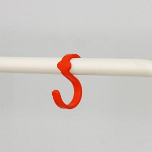 Вешалка напольная для одежды «Радуга», 82,5x42x150 см, белая