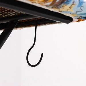 Доска гладильная с крючком Smarty Hanger, 33x90 см, цвет МИКС