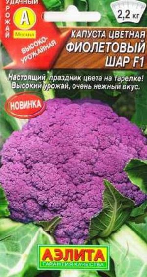 Капуста цветная Фиолетовый шар F1 (Код: 86307)