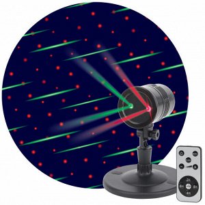 Проекторы ENIOP-01 ЭРА Проектор Laser Метеоритный дождь мультирежим 2 цвета, 220V, IP44
