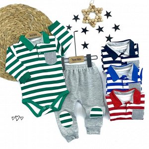 Комплект одежды для малыша: боди + штанишки