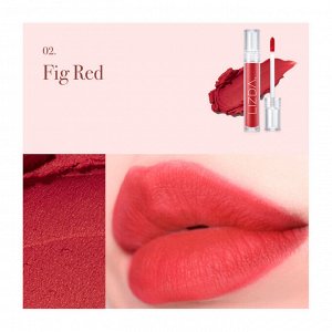 Вельветовый тинт для губ - 02 Fig Red LIZDA Air Fit Velvet Tint 02 Fig Red