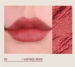 Бархатная губная помада 03 Air fit Velvet Lipstick 03 vintage rose