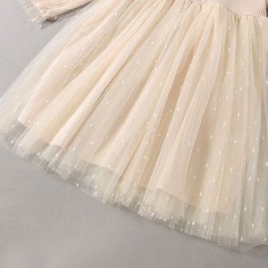 Платье белое комбинированное