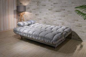 Диван-кровать Экзотик НПБ с металлическими подлокотниками