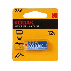 Батарейка алкалиновая Kodak Ultra, А23 (23A)-1BL, 12В, блистер, 1шт.