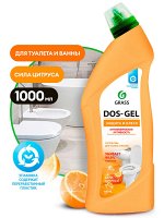 Универсальный чистящий гель &quot;DOS GEL&quot; Сила цитрусов (флакон 1000 мл)