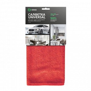 Салфетка микрофибра 220 гм 30х30 (1шт)