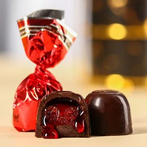 Шоколадные конфеты «Мужчине с безупречным вкусом» вкус: вишня в ликёре, 200 г.