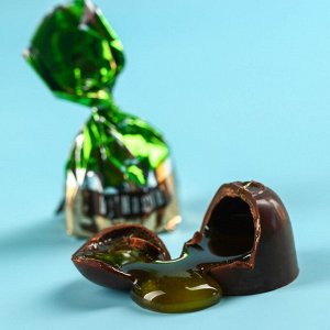 Шоколадные конфеты «Поздравляю» с ликёрной начинкой, с цукатами, вкус: мохито, 200 г.