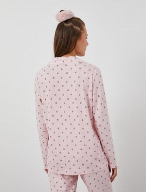 Рубашка Пижамный топ с длинным рукавом