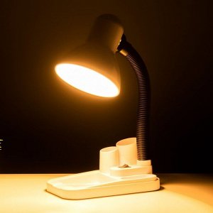 Лампа настольная UT-220 на подставке, с пеналом, 1х60Вт Е27 белый, h=31 см