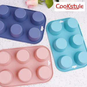 Силиконовая форма для выпечки "CookStyle" / 6 ячеек