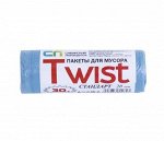 Мешок для мусора 20 шт, 30 л, ПВД, микс, TWIST Стандарт, (250 х 600 х 0,01 мм)