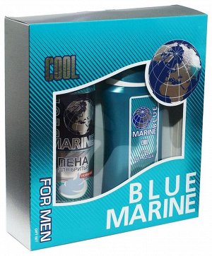 ПН Mens Blue Marine COOL (гель д/душа 250+пена д/бритья 200)