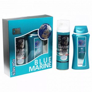 ПН Mens Blue Marine COOL (гель д/душа 250+пена д/бритья 200)