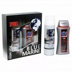 ПН Mens Blue Marine Sport (гель д/душа 250+пена д/бритья200)