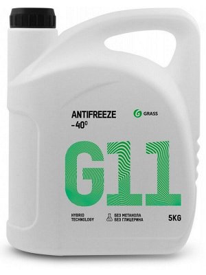 Жидкость охлаждающая низкозамерзающая Антифриз G11 -40*С 5кг