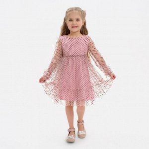 Платье сетка KAFTAN 30 (98-104 см), розовый