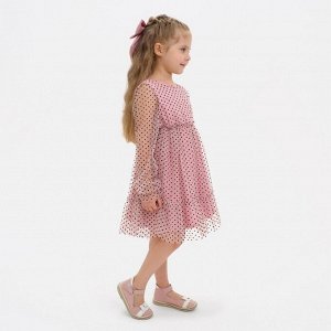 Платье сетка KAFTAN 30 (98-104 см), розовый
