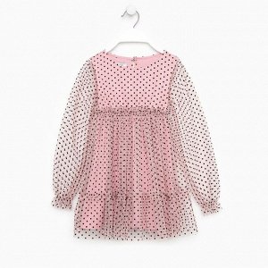 Платье сетка KAFTAN 30 (98-104 см), розовый