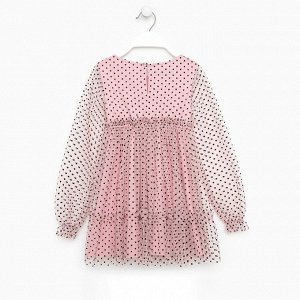 Платье сетка KAFTAN 30 (98-104 см), розовый