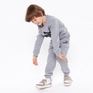 Костюм детский (свитшот, брюки), цвет серый МИКС, рост, (6 лет)