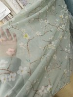 Тюль вуаль с рисунком ширина 4.0 метра