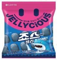 Мармелад жевательный "JELLYCIOUS SHARK" вкус клубники и апельсина 70г, 1/8/32