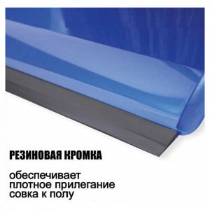 Совок со щеткой для уборки "ЛЕНИВКА XL" 24х22 см (зубчики для чистки щетины), щетка 16х8 см, рукоятки 80 см с еврорезьбой, LAIMA, 608212