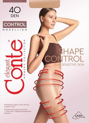 Колготки Control 40 (Conte) моделирующие, поддерживающий верх