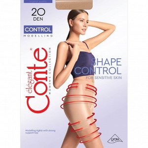 Колготки  Control 20 (Conte)  с утягивающими удлиненными шортиками