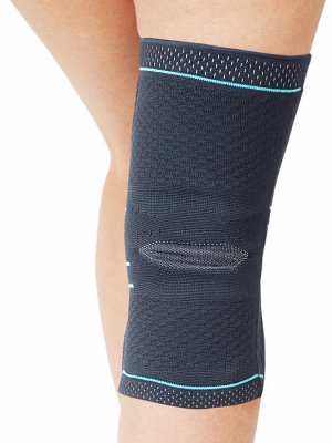 Бандаж на коленный сустав неразъемный с ребрами жесткости