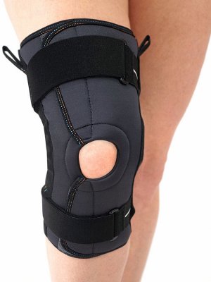 Ортез на коленный сустав разъемный с полицентрическими шарнирами