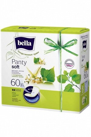 Bella, Женские ежедневные прокладки Bella panty soft tilia 60 шт Bella