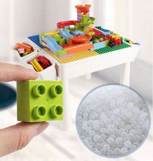 Детский игровой стол + 2 стула HPD Building Block Table Toy / 6 в 1