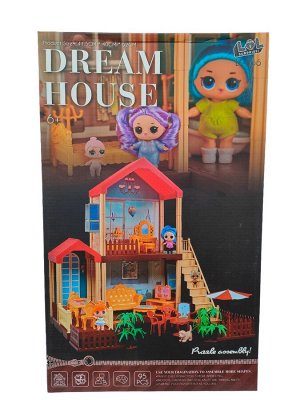 Кукольный дом DREAM HOUSE , 95 деталей