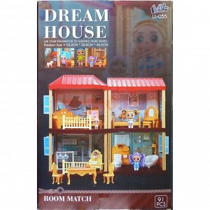 Кукольный дом DREAM HOUSE , 91 деталь