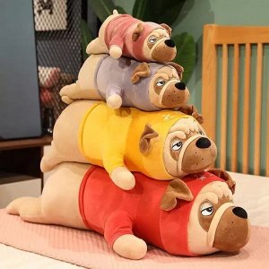 Мягкая игрушка-подушка собака "Мопс" 70 см