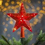 Звезда красная на От СЕТИ 220В  15х17см