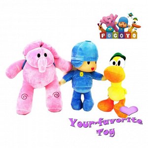 Набор мягких игрушек pocoyo, 3 штуки