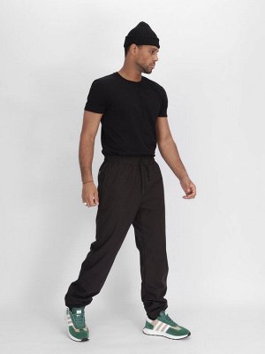 Утепленные спортивные брюки мужские темно-серого цвета 882198TC
