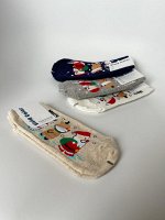 Носки женские, укороченные, БЕЖЕВЫЕ. VIVID COLOR. Ю. Корея