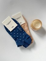 Носки женские, короткие, СИНИЕ. GG. Ю.Корея.